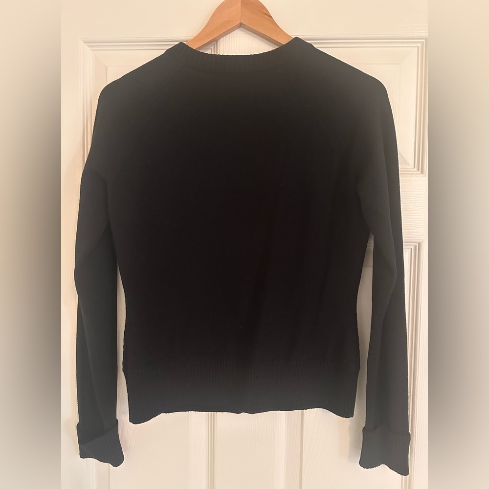Banana Republic Black Button-Front Cardigan Sweater Career Office - Picture 2 of 5